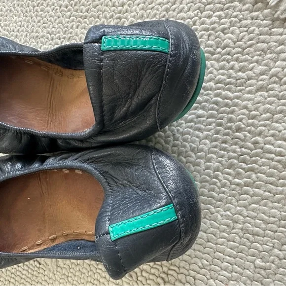 Tieks Navy Leather Ballet Flats - Picture 5 of 5
